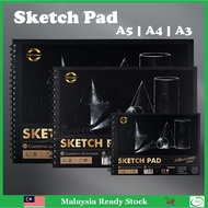 Sketch Book 160gsm A3/A4/A5 Sketch Pad Wiring-O Binding