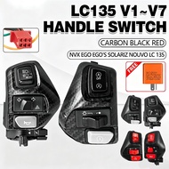 LC135 V1~V7 HANDLE SWITCH KIRI KANAN LH RH DOUBLE SIGNAL PNP ON/OFF EGO SRL110 NOUVO AVANTIZ SOLARIZ