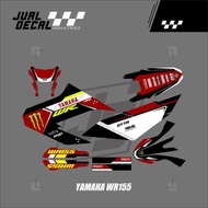 Decal Yamaha WR155 | Yamaha WR 155 Supermoto | Decal Supermoto | RED