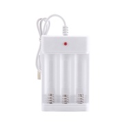 FM Battery Rechargeable Charger 3 Slot Usb AA/AAA Rechargeable Battery R542