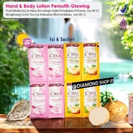 6 Pcs TERMURAH !!! Hand Body Lotion Whitening Citra Bengkoang Natural Glow UV & Citra Pearly Glow UV