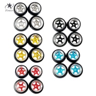 [Fenteer] 4x Car Rubber Tyre Hard Anodized Wheel Rims Wheel Set for K969 K989 P929 28 High Car