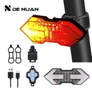 Bicycle Tail Light Remote Control Turn Signal Bicycle Light Type-C Charging Light Mountain Bike Ligh