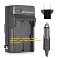 DCR-TRV6, DCRTRV6, TRV6 ( NP-FM50 ) Viloso Smart Battery Charger With Car Plug