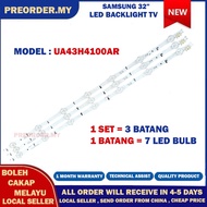 UA32H4100AR SAMSUNG 32" LED TV BACKLIGHT(LAMPU TV) SAMSUNG 32 INCH LED TV BACKLIGHT UA32H4100 32H410