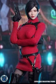 1：6 1/6 重製版 長衫款造型版 生化危機4 女特工 Biohazard 4 Resident Evil 4 Ada Wong 頭雕 服裝 配件 合適 自組 body Hottoys Phicen