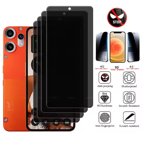 4-3-2-1Pcs For Nothing CMF Phone 2 Pro Glass Nothing CMF Phone 2 Pro Glass 9H Privacy Screen Protect