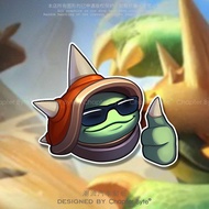 Car Sticker League of Legends LOL Dragon Turtle Like Creative Game Car Sticker Notebook Body Decorat