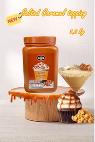 New Juniper Salted Caramel Topping 1.2kg  (จูนิเปอร์ ซอลท์เท็ดคาราเมล ท็อปปิ้ง **1.2กิโลกรัม**)**จำก