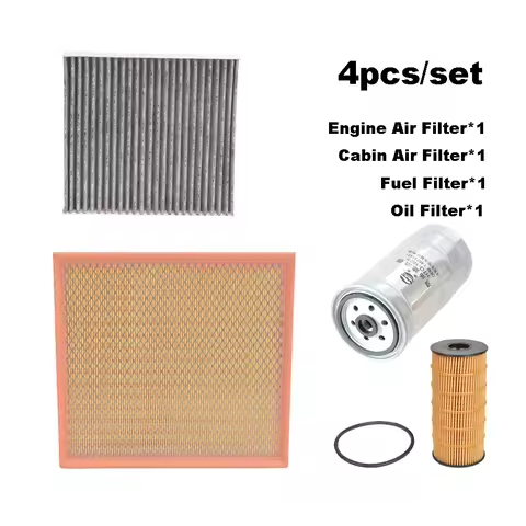 4pcs Filter Set For DFM Dongfeng Rich 6 DF6 2.3TDI-Diesel 2022 2023 M9T60A Engine Cabin A/C Fresh Ai