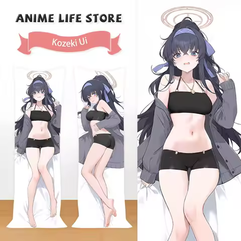 Game Blue Archive Kozeki Ui Body Dakimakura Cover Anime Double-Sided Print Pillowcase Hugging Fullbo