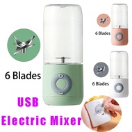Electric Mixer 500ml Wireless Portable Blender USB Juicer Machine Food Smoothie Processor Handheld Personal Fruit Squeezer Juicer