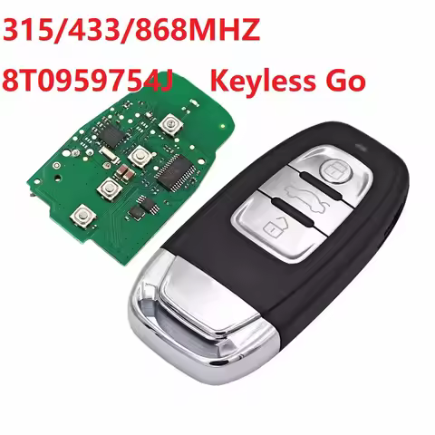 KEYDIY 8T0 959 754J, 8T0959754J Keyless Go Smart Remote Car Key 3B/4B Fob 315/433/868Mhz PCF7945AC f