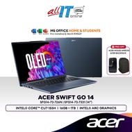 Acer Swift Go 14 SFG14-73-726N/7331 14" Laptop (Intel® Core™ CU7-155H | 16GB | 1TB SSD | Intel® ARC Graphics)
