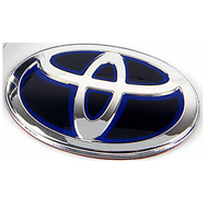 67x45mm bánh lái trung tâm tấm dán logo cho TOYOTA VIOS Hilux Camry Corolla previa avanza Innova For