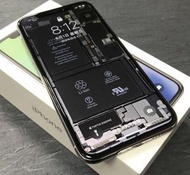 IPhone X 256G 銀白 (於保固內回原廠整機換過可能應是整新機或全新機）整體漂亮 螢幕有玻璃貼 僅背面有裂痕 不影響使用 全機功能狀況正常使用 Face ID 也正常 可以自行更換背板