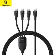 Cáp sạc nhanh 3in1 đa năng 100W Baseus Flash Series 3 ( Type-C to 3* Type-C )