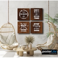 Motivation Poster Frame / Quotes Frame / Decoration Frame / Posterlite Frame / Home Decoration
