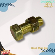 Up To 70% Yellow Bolt Nut M12 X 30 Mm Key 17 Length 3 Cm Hexagon
