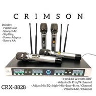 Crimson CRX 8828 Wireless Mic Original Crimson CRX8828 4 Mic