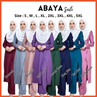 ABAYA SUFI | MUSLIMAH JUBAH SELUAR - SET BAJU SELUAR MUSLIMAH WEAR - FASHION WOMEN BLOUSE - CASUAL S