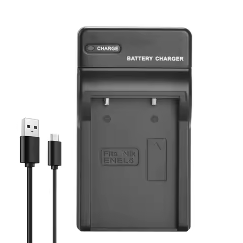 EN-EL5 Battery Charger for Nikon CoolPix 3700, 4200, 5200, 5900, 7900, P3, P4, P80, P90, P100, P500,
