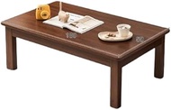 H226 Wooden Coffee Table Classic Elegant Modern Style Living Room Balcony Side Table Wide Double Sto