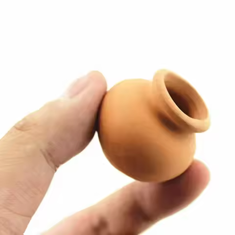 2PCS Mini Terracotta Pot Clay Ceramic Pottery Clay Plant Pot Planter Flower Pots Succulent Nursery P