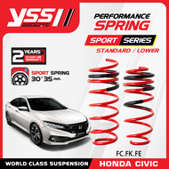 [Sport Spring] Honda Civic YSS Suspension Lowered Spring Honda Civic FC Accessories Honda Civic FK Honda Civic FE Accessories