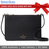 Kate Spade Handbag In Gift Box Crossbody Bag Darcy Small Slim Crossbody Black # WLR00546