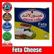 OBOUR LAND Feta Cheese-(500 G)-جبن فيتا-(EXP:08/08/2025)