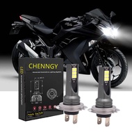 สำหรับ Kawasaki Ninja 300 EX300 2013-2017-2Pc ไฟหน้ารถมอเตอร์ไซค์แบบ LED H7หลอดไฟสีขาว6000K Beam อุป