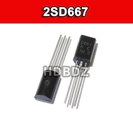50~100PCS 2SD667 TO-92L D667 Triode 1A 120V IC