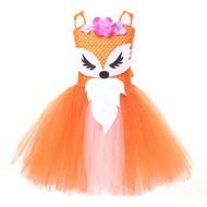 Childrens Cosplay Zootopia Fox Nick Role Play Princess Dress Halloween Animals Costume