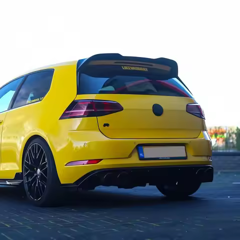 2nd Gen Oettinger Style Rear Trunk Spoiler Wings For VW Golf 7 MK7 R GTI GTD R-LINE E-GOLF TSI TDI 2