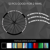 CROSSMAX BIKE RIM DECALS Wheel Rim Sticker Decal Vinyl for Mountain Bike and Road Bike