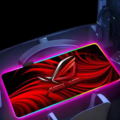 ASUS ROGES Mouse Pad RGB Pc Mouse Pad Mousepad LED Glowing Mouse Mats desk decor Rubber Gaming Compu