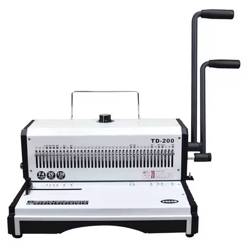 Heavy-duty iron ring binding machine, calendar punching machine, thick double-coil punching and bind