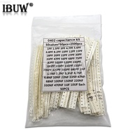 0402 SMD Ceramic Capacitor Assorted Kit 1pF~10uF 50values*50PCS=2500PCS Chip Ceramic Capacitor Sampl