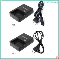 WU Camera  Charger for EN EL14 D3500 D5600 D3300 Camera  Black