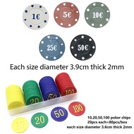 ready stock Poker Chips Poker Set / Poker Chips / 德州扑克筹码