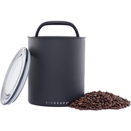 Airscape Coffee Storage Canister 1Kilo Airtight Lid Pushes Air Out Charcoal