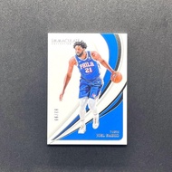 99 Sheets Thick Version Emperor Joel Embiid Immaculate Collection NBA Player Card Philadelphia 76ers
