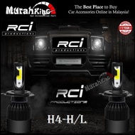 Rci Productions 2 Pcs Led Headlight H4-H/L 33W/3000LM R1-3000L