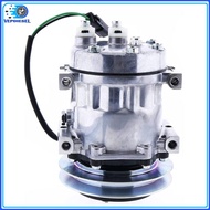 24V A/C  Compressor YX91V00001F1 For Kobelco 140SR ED150-2  SK170  SK330 SK235SR Excavator Parts