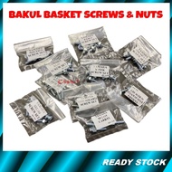cm+Motor ( MODENAS Screw Set Pack ) Bakul/Basket - Kriss 110 MR1 MR2 MR3 Euro 3 Dinamik GT128 Passion Kristar CT Ace 115
