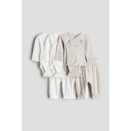 HM เสื้อผ้าเด็กชุด 6 ชิ้นผ้าฝ้ายแขนยาวเด็ก เด็กผู้หญิง ชุดเด็กชาย ชุดนอน เลกกิ้ง 1022957