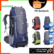 EcoSport 70L Hiking Backpack Waterproof Daypack Camping Trekking Beg Backpack