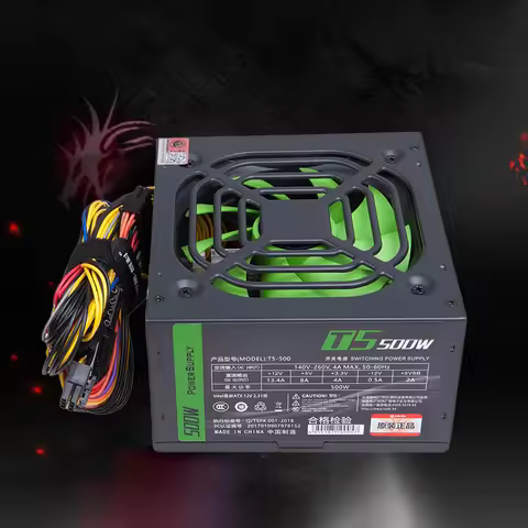 Computer Power Supply Dual 6Pin Gaming PC Power Supply 2 SATA Power Supply Module Six Protection for