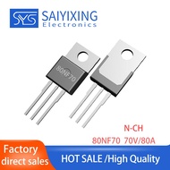 10PCS Brand New STP80NF70 P80NF70 TO220 80NF70 MOSFET Transistor 80A 70V